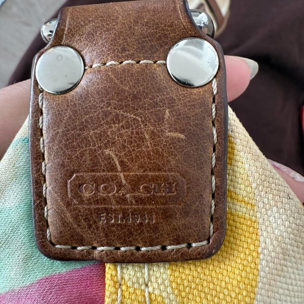 Vintage Coach Multicolor Patchwork Hobo Bag – Style No. M0673-10441 - Picture 8 of 8